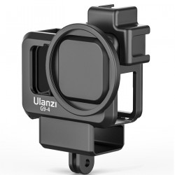 Ulanzi Vlogging Case G9-4 Protective Housing Case Frame for HERO11, HERO10 and HERO9 Black with mic adapter