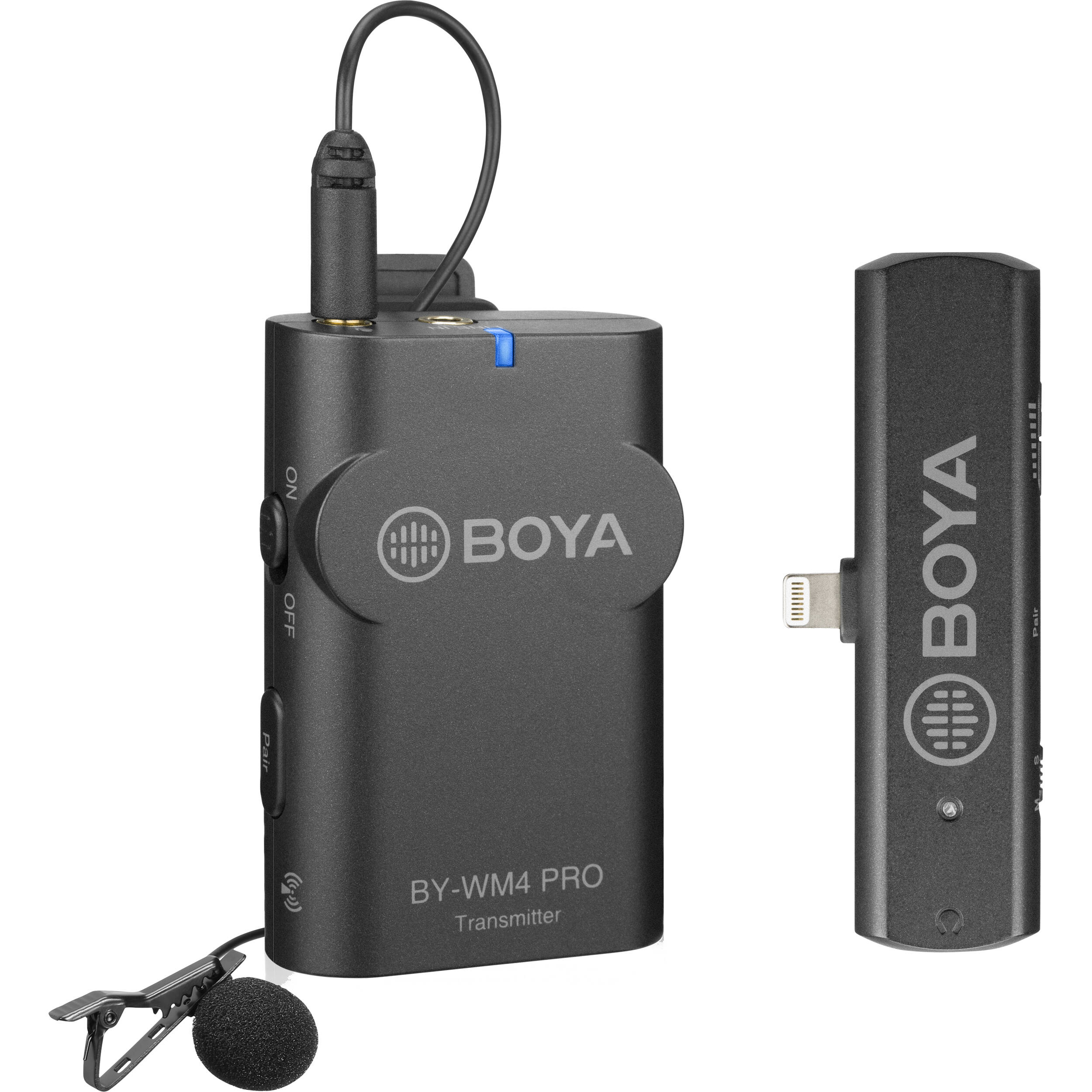 Беспроводная микрофонная система BOYA BY-WM4 PRO-K3 для iOS устройств (Lightning, 2,4 ГГц), главный вид