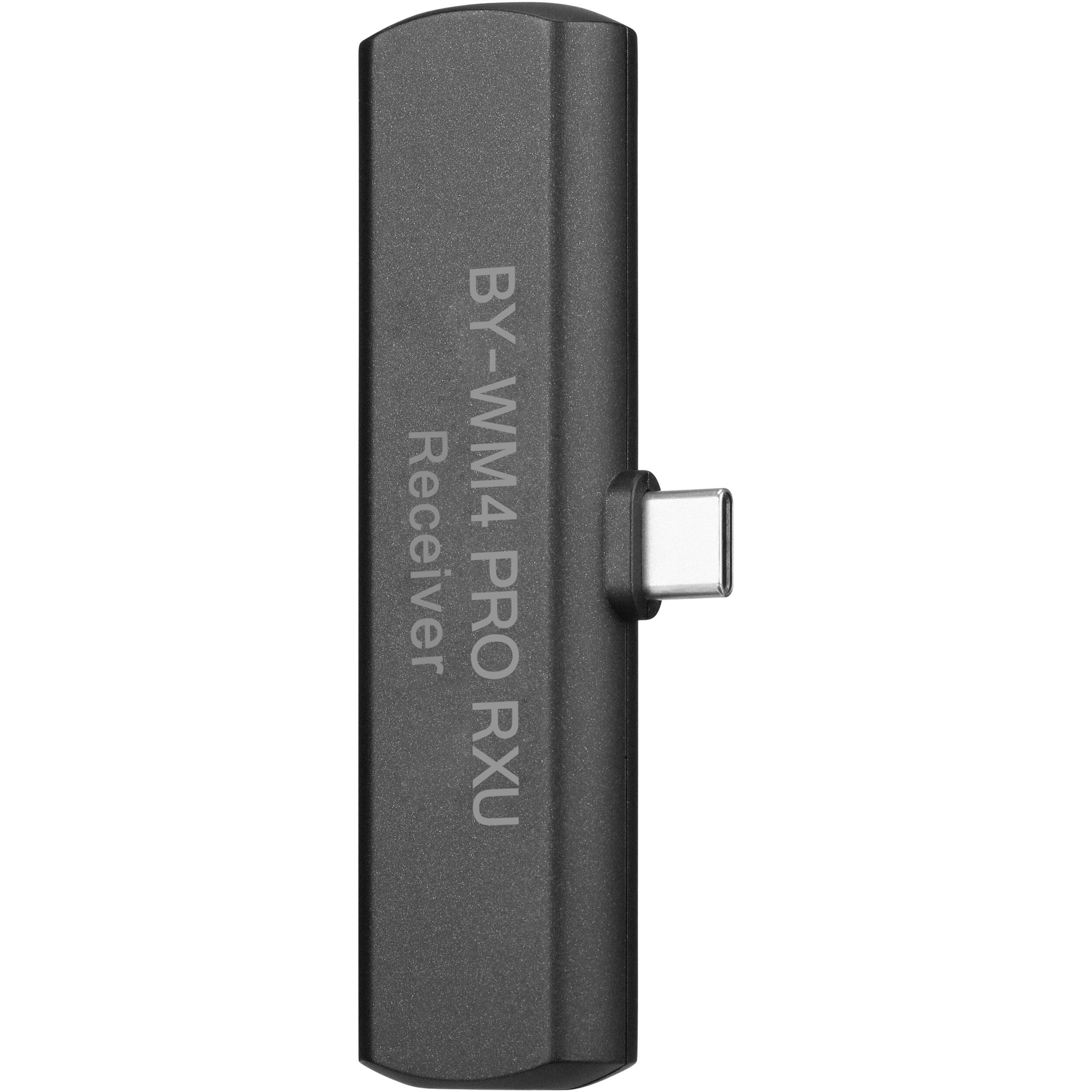 BOYA BY-WM4 PRO RXU Dual-Channel Digital Wireless Receiver for USB Type-C Devices (2
