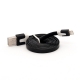 Lightning кабель 1м для iPhone, iPod, iPad (черный)