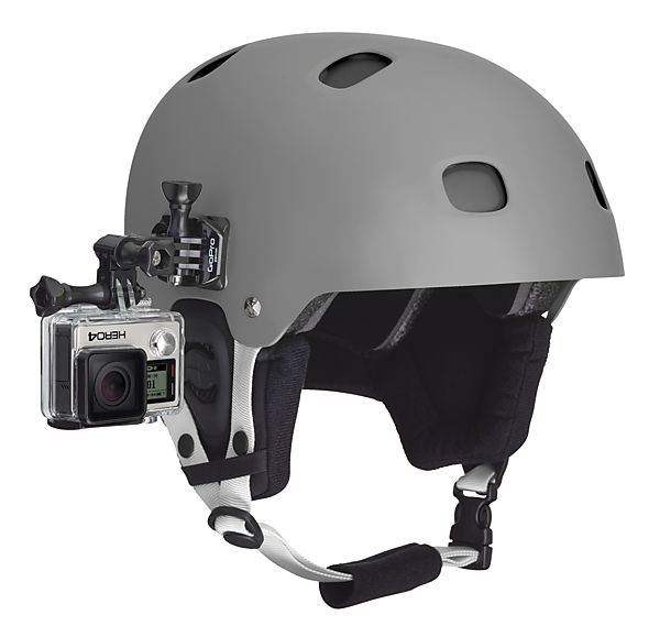 Крепление GoPro Side Mount (на шлем сбоку) (прикреплено к шлему)