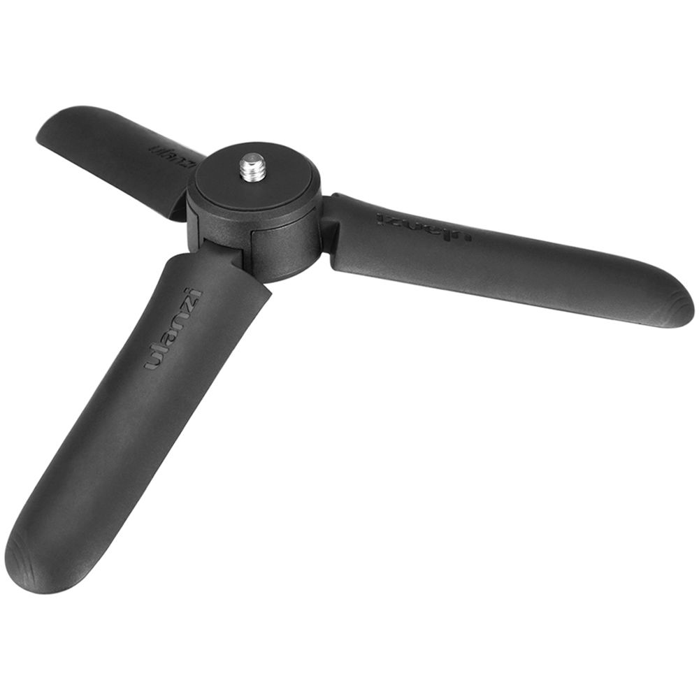 Ulanzi MT-10 Mini Tripod Gimbal Stabilizer Base, black unfolded