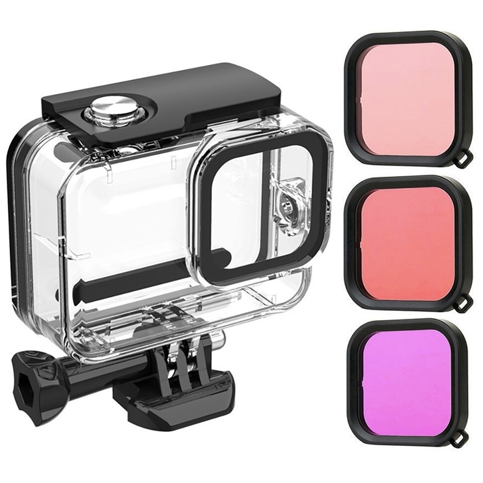 Підводний корпус для GoPro HERO9 Black з трьома кольоровими фільтрами