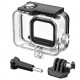 Underwater housing for GoPro HERO9 Black with three color filters, overall plan