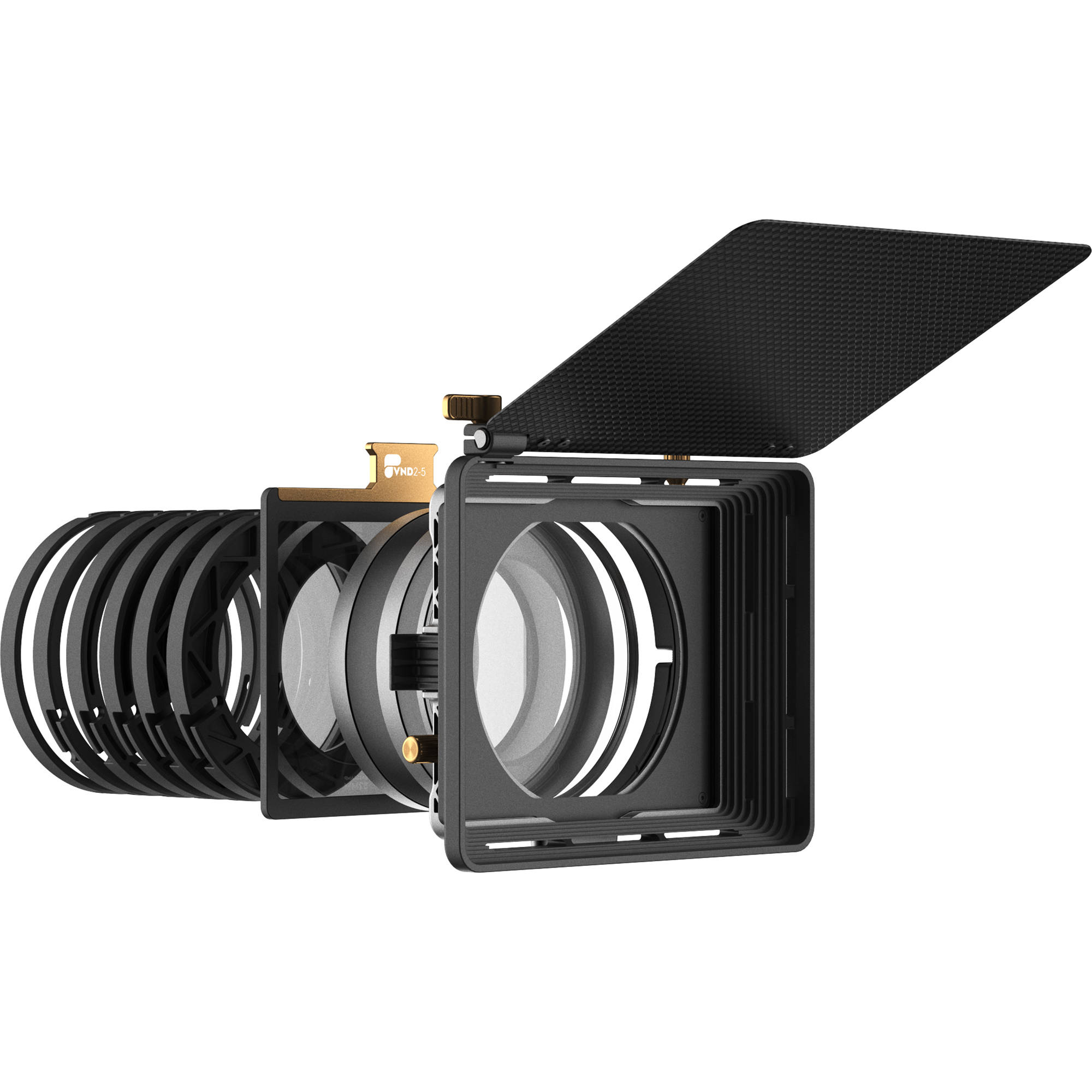 Комплект PolarPro BaseCamp Matte Box Kit с нейтральным регулируемым фильтром VND/2-5 и CPL-фильтром