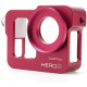 Aluminum frame for GoPro HERO3, red