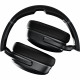 Skullcandy Crusher Wireless Over-Ear Headphones with ANC, Fearless Black folded