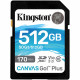 Карта пам'яті Kingston Canvas Go Plus SDXC 512Gb C10, UHS-I, U3