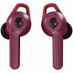 Skullcandy Indy Evo True Wireless in-Ear Headphones, Deep Red close-up