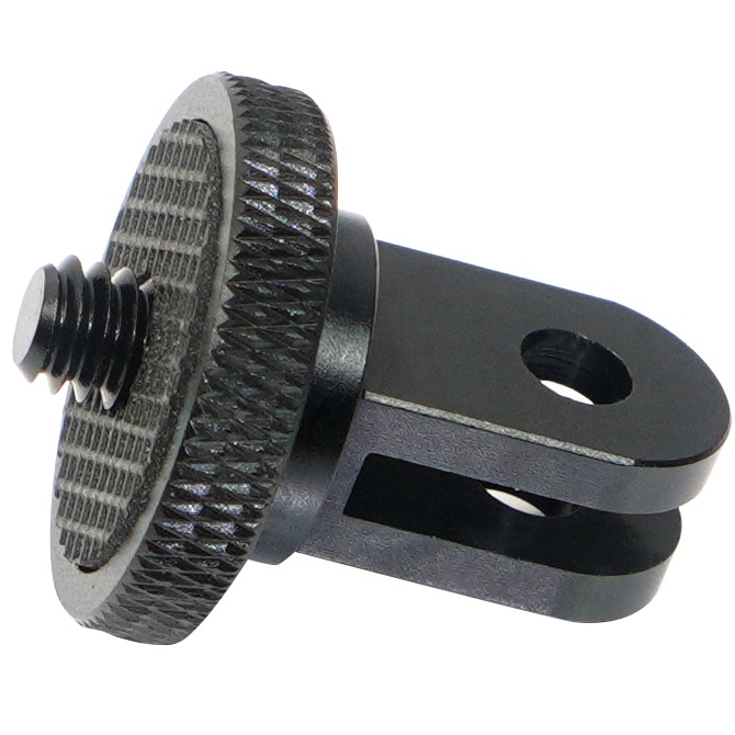 Переходник адаптер металлический GoPro Mount для камер с 1/4" без выноса