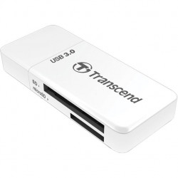 Кардридер Transcend RDF5 White USB 3.1 UHS-I для SD и microSD