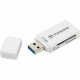 Кардрідер Transcend RDF5 White USB 3.1 UHS-I для SD та microSD