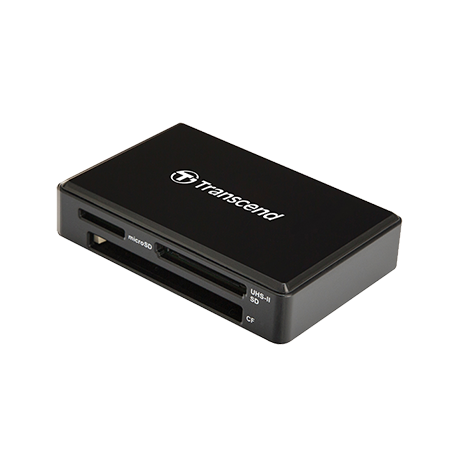 Кардрідер Transcend RDF9 Black USB 3.1 UHS-II для SD, microSD та CompactFlash