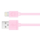 MFi кабель для iPhone/iPad Snowkids 1.2м (рожевий)