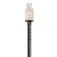 MFi кабель для iPhone/iPad Snowkids 2м усиленный (крупный план)