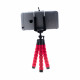 Tripod with phone holder red