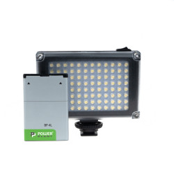 Ulanzi 96 LED Dimmable video light panel with 1500 mAh battery