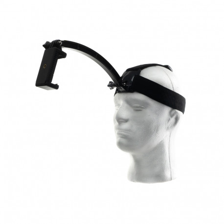 Head mount for phone for face photography