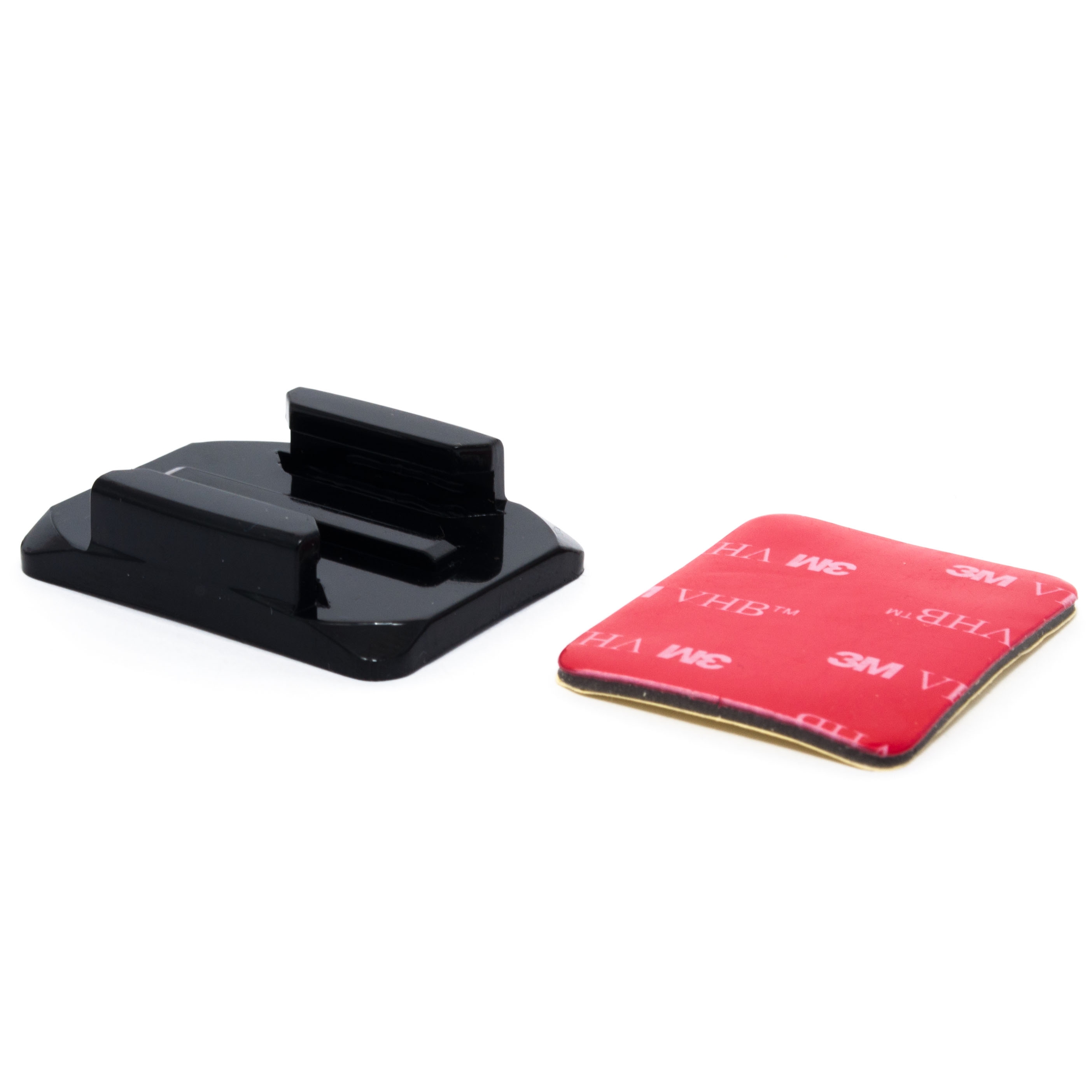 Curved adhesive mount for GoPro
