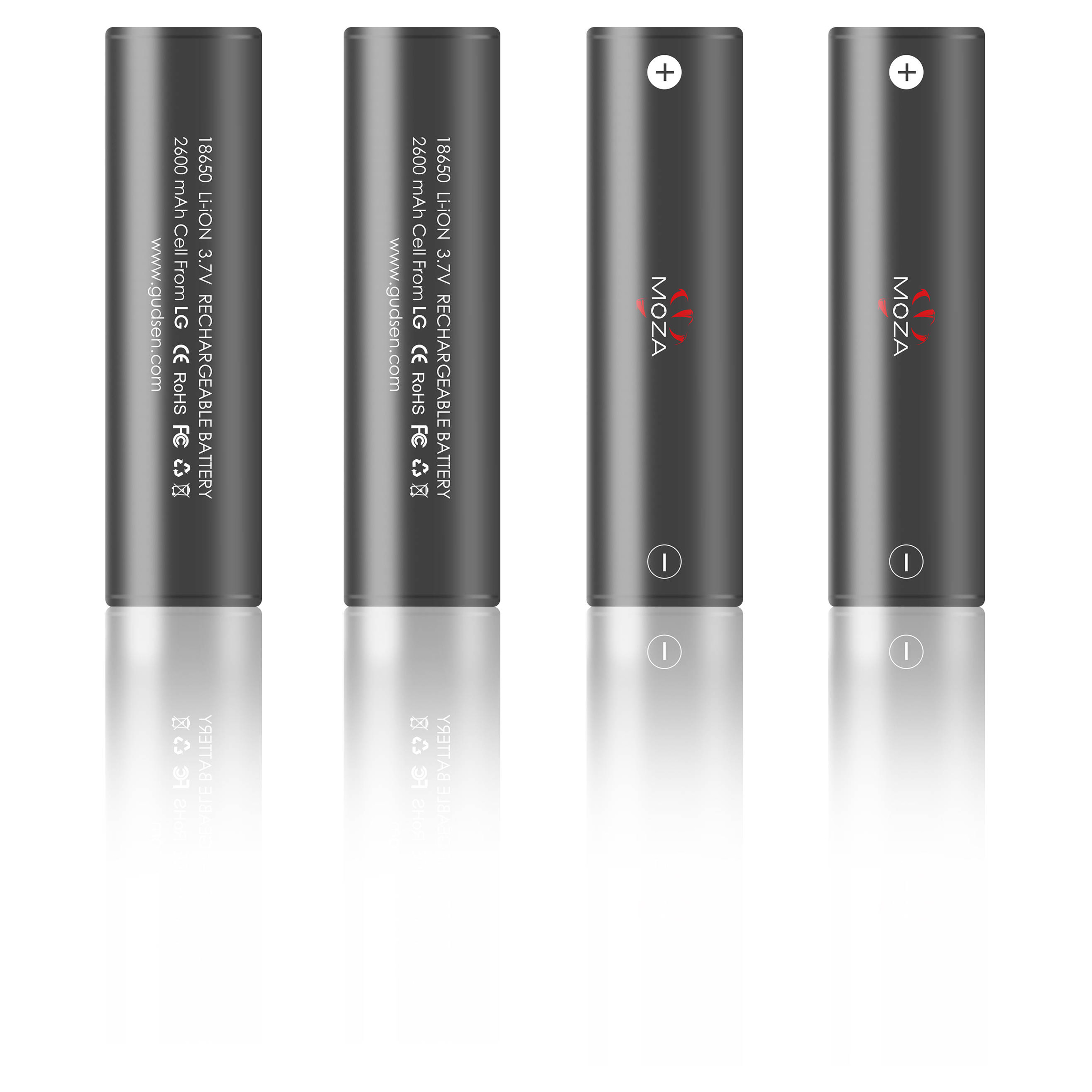 Комплект акумуляторів MOZA 18650 – 2600 mAh для Air 2 (4 штуки)