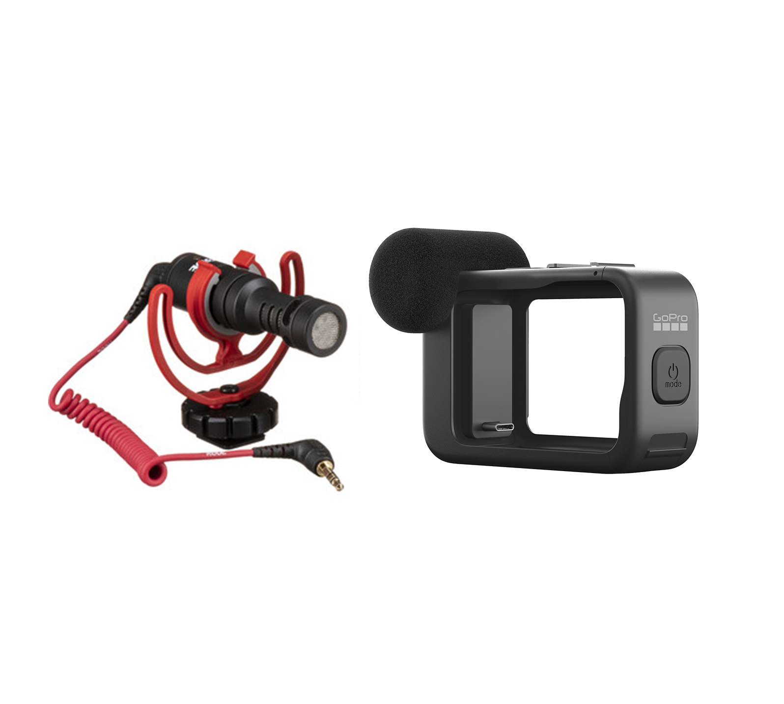 Модуль GoPro Media Mod з мікрофоном RODE VideoMicro для HERO9 Black
