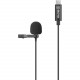 BOYA BY-M3 Omni Directional Lavalier Microphone with USB-C cable (Android), close-up