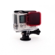 Красный фильтр для GoPro HERO4 (надет на GoPro HERO4)