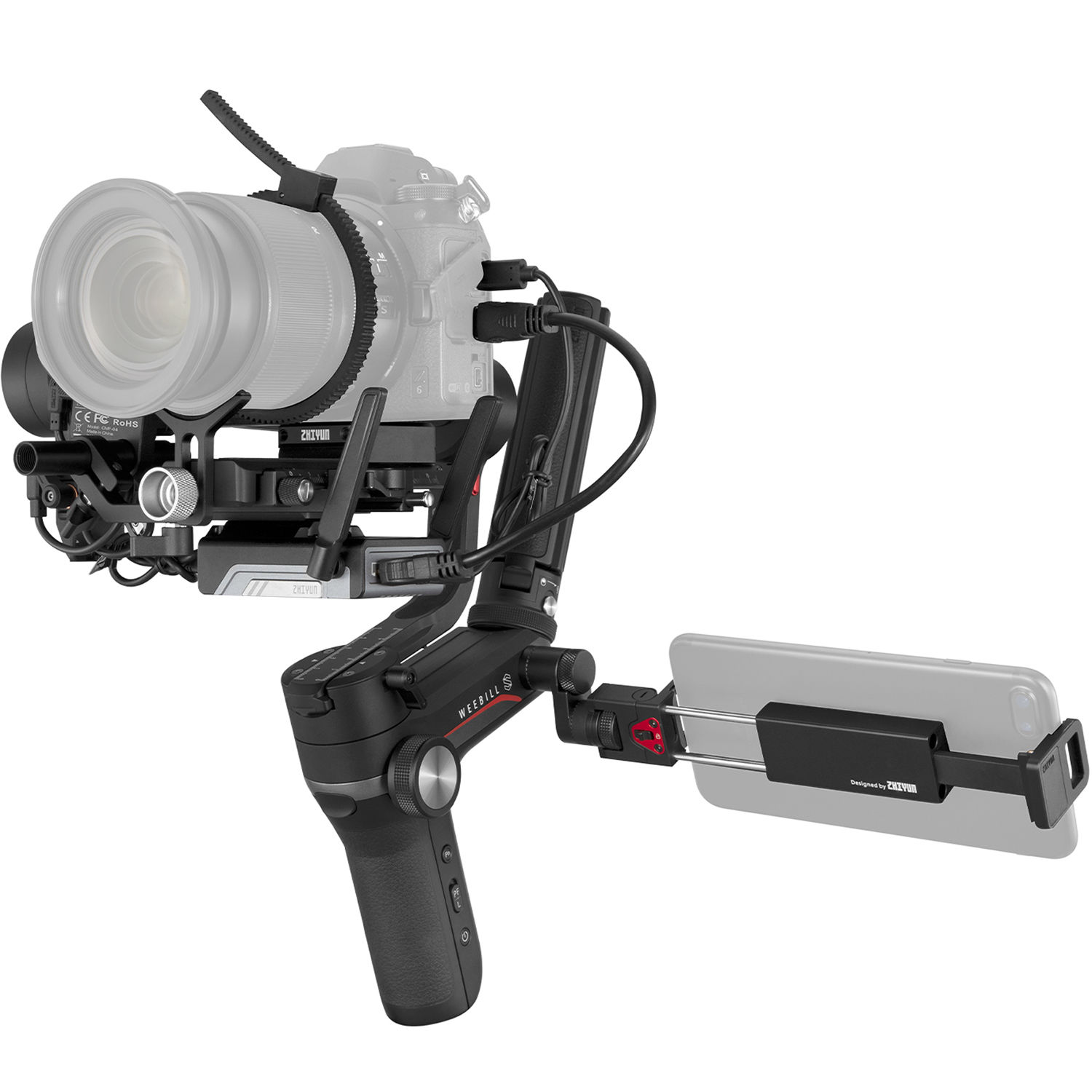 Стабілізатор Zhiyun WEEBILL-S в наборі з передавачем зображення та сервоприводом