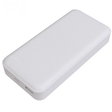 Павербанк 2Е 20000mAh, USB Type-C, MicroUSB, USB Type-А, white, главный вид