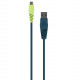 Skullcandy Line Round USB Type-A to Micro USB Cable, Psycho Tropical