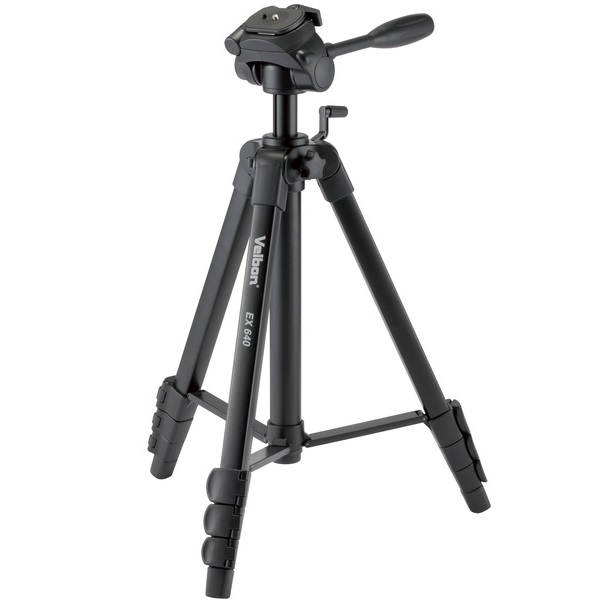 Штатив VELBON EX-640 для фото/відеокамер з 3D головкою та знімною площиною