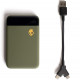 Skullcandy Stash Mini Wireless Battery Pack 5000 mAh, Moss in the box