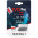 Карта памяти Samsung EVO PLUS V2 microSDXC 512GB UHS-I U3, в упаковке