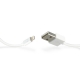 MFi кабель для iPhone/iPad Snowkids 1.0м (білий)