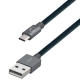 Кабель USB Type-C Snowkids 1.2м в оплётке (разъем)