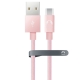 Кабель USB Type-C Snowkids 2.0м в оболонці (рожевий)