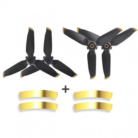 Sunnylife Propellers 5328S for DJI FPV (2 pair), gold in the box