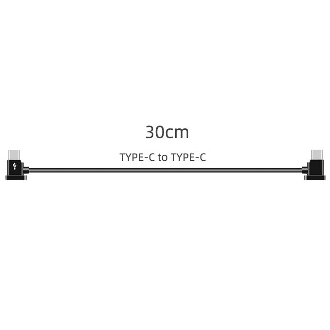 Кабель Sunnylife 30 см для RC-N1 DJI Mini 2, Mavic 3 / Air 2/2S, Pocket 2 (USB Type-C - USB Type-C)