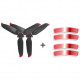 Sunnylife Propellers 5328S for DJI FPV (1 pair), red in the box