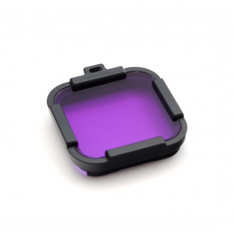 Фіолетовий підводний фільтр для GoPro HERO Session (вигляд зверху)