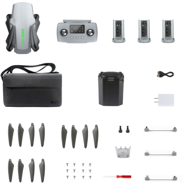 Квадрокоптер Hubsan ZINO Mini Pro 64Gb (з трьома батареями)