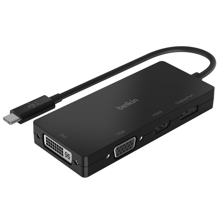 Belkin USB-C - HDMI, VGA, DVI, DisplayPort adapter, main view