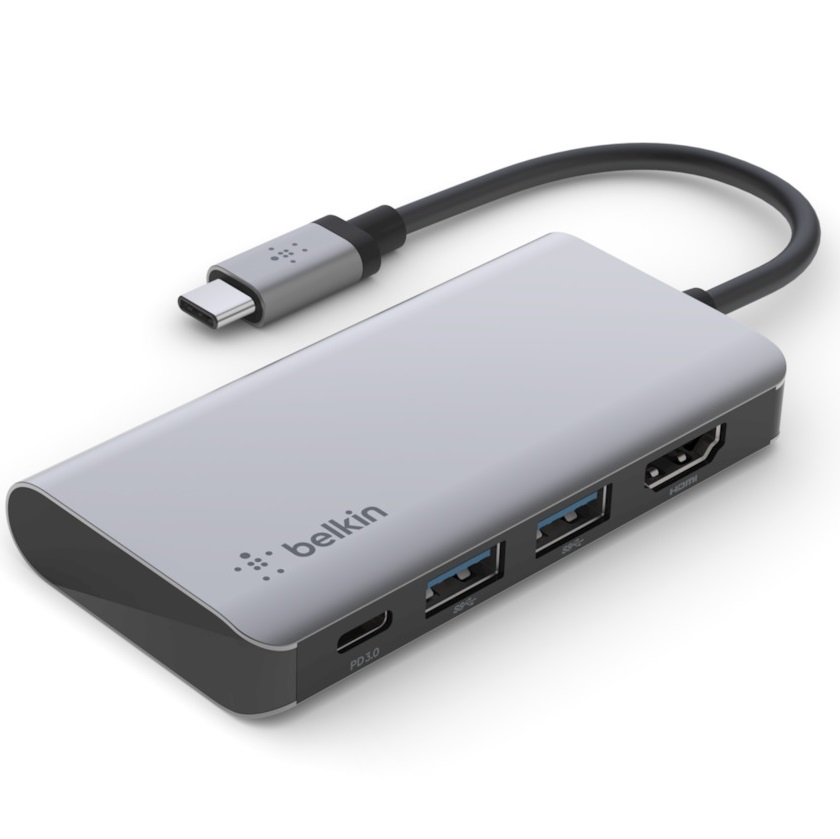 Belkin USB-C 4in1 Multiport Dock adapter, main view