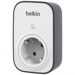 Сетевой фильтр Belkin с защитой от перенапряжения, 1 розетка, 306 Дж, UL 500 В