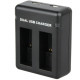 Battery charger for GoPro HERO9 Black, close-up