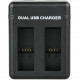 Battery charger for GoPro HERO9 Black, frontal view