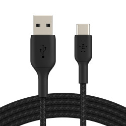 Belkin USB-A - USB-C, BRAIDED Cable, 2m