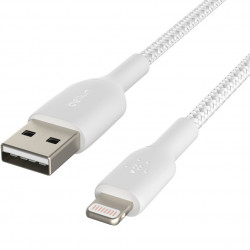 Кабель Belkin USB-A - Lightning, BRAIDED, 0,15 м