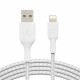 Belkin USB-A - Lightning, BRAIDED Cable, 2m, white
