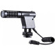 Кардиодный конденсаторный микрофон пушка Boya BY-VM01, вид сбоку
